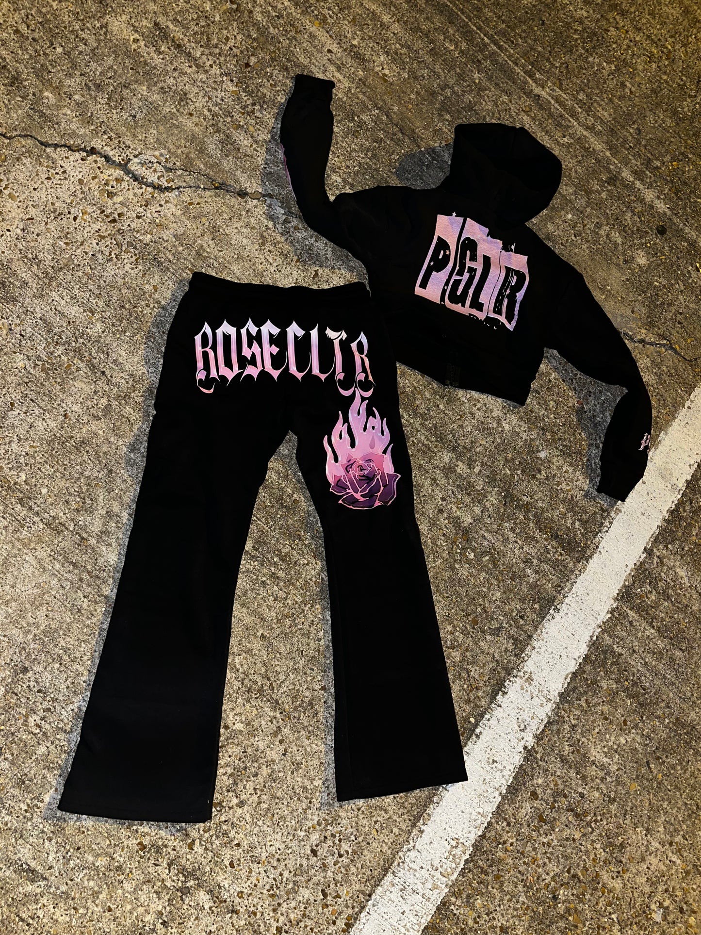 "RoseCLTR PGLR" Fleece Set