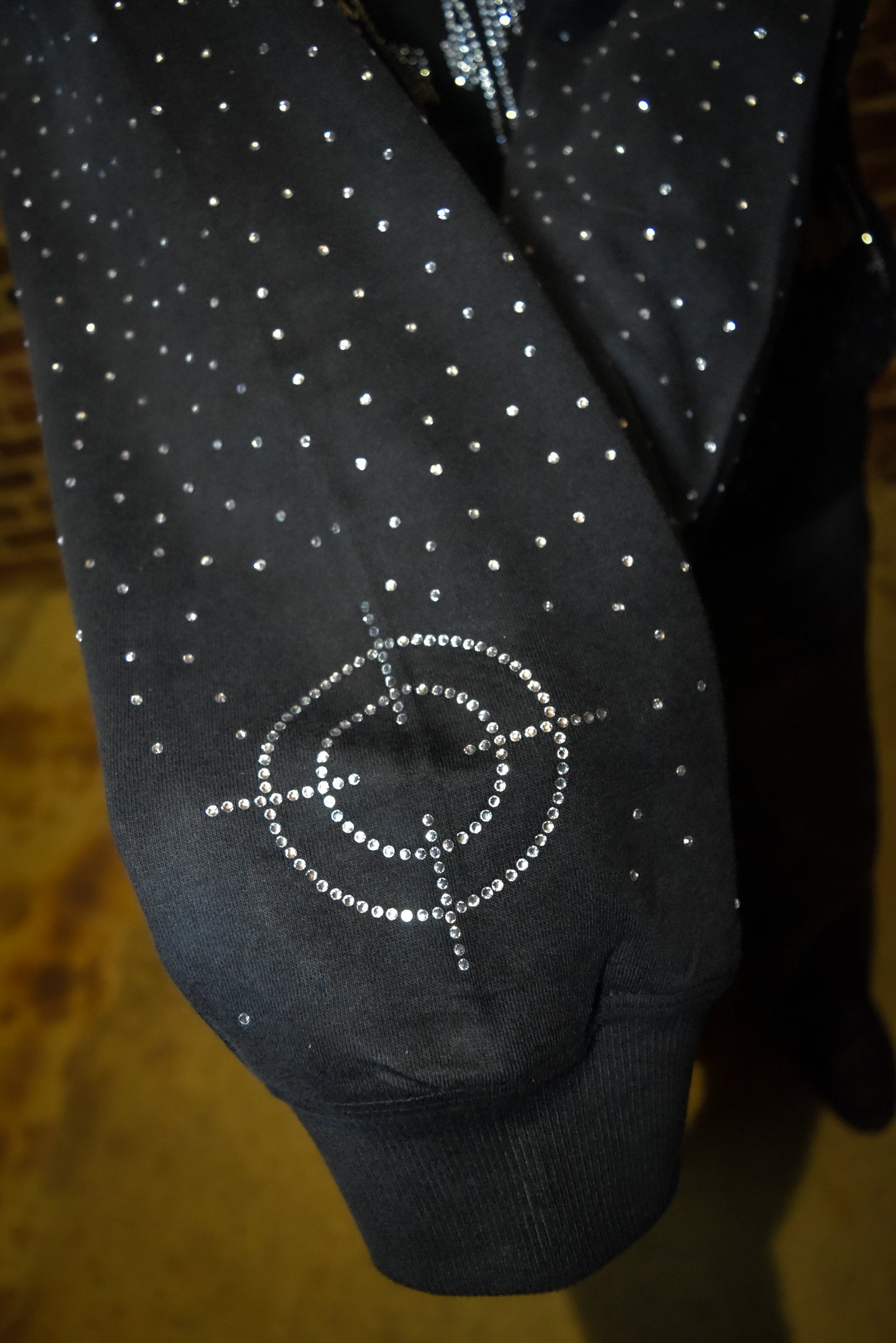 "USA 26 RC" RHINESTONE HOODIE