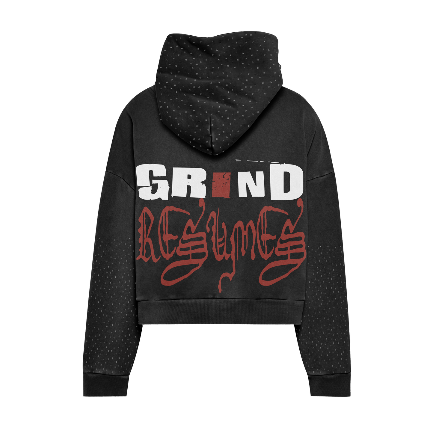 "RC5" RHINESTONE HOODIE