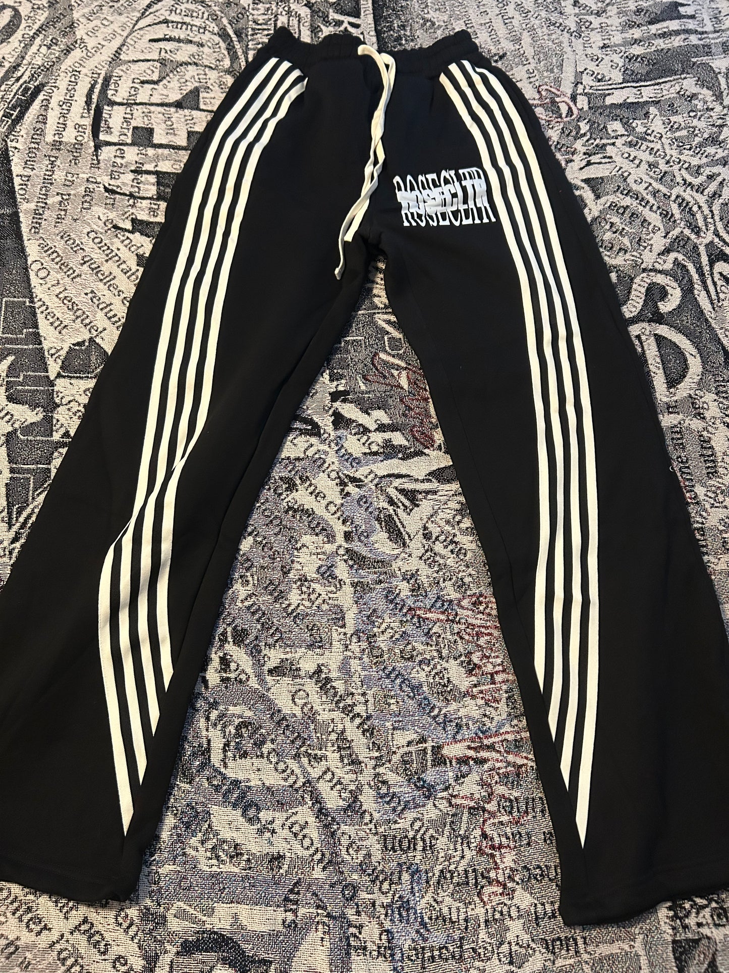 "ROSECLTR STRIPE JOGGERS"