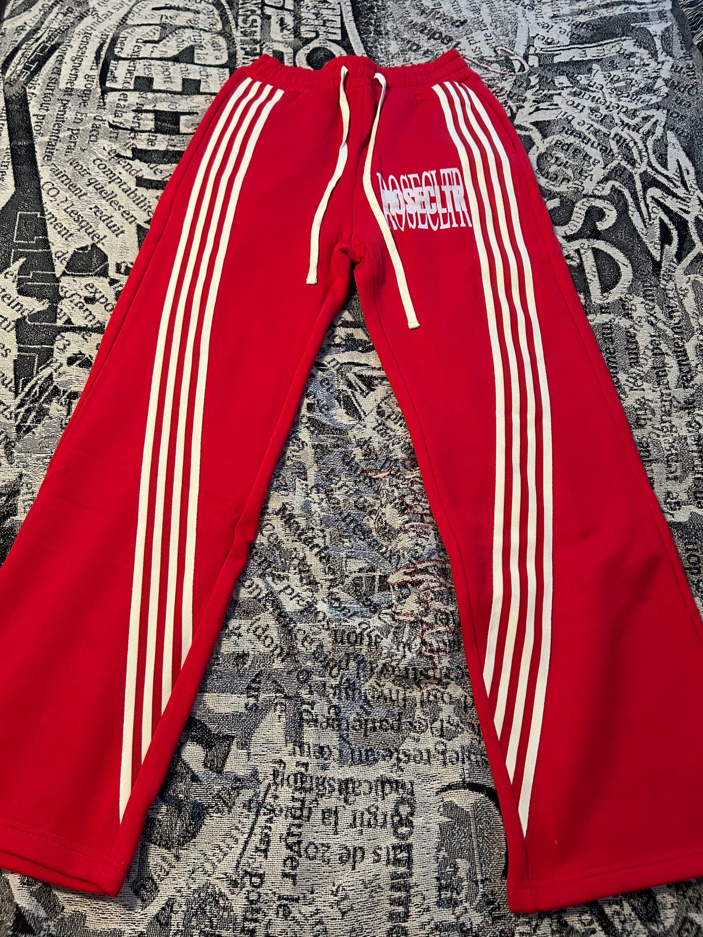 "ROSECLTR STRIPE JOGGERS"