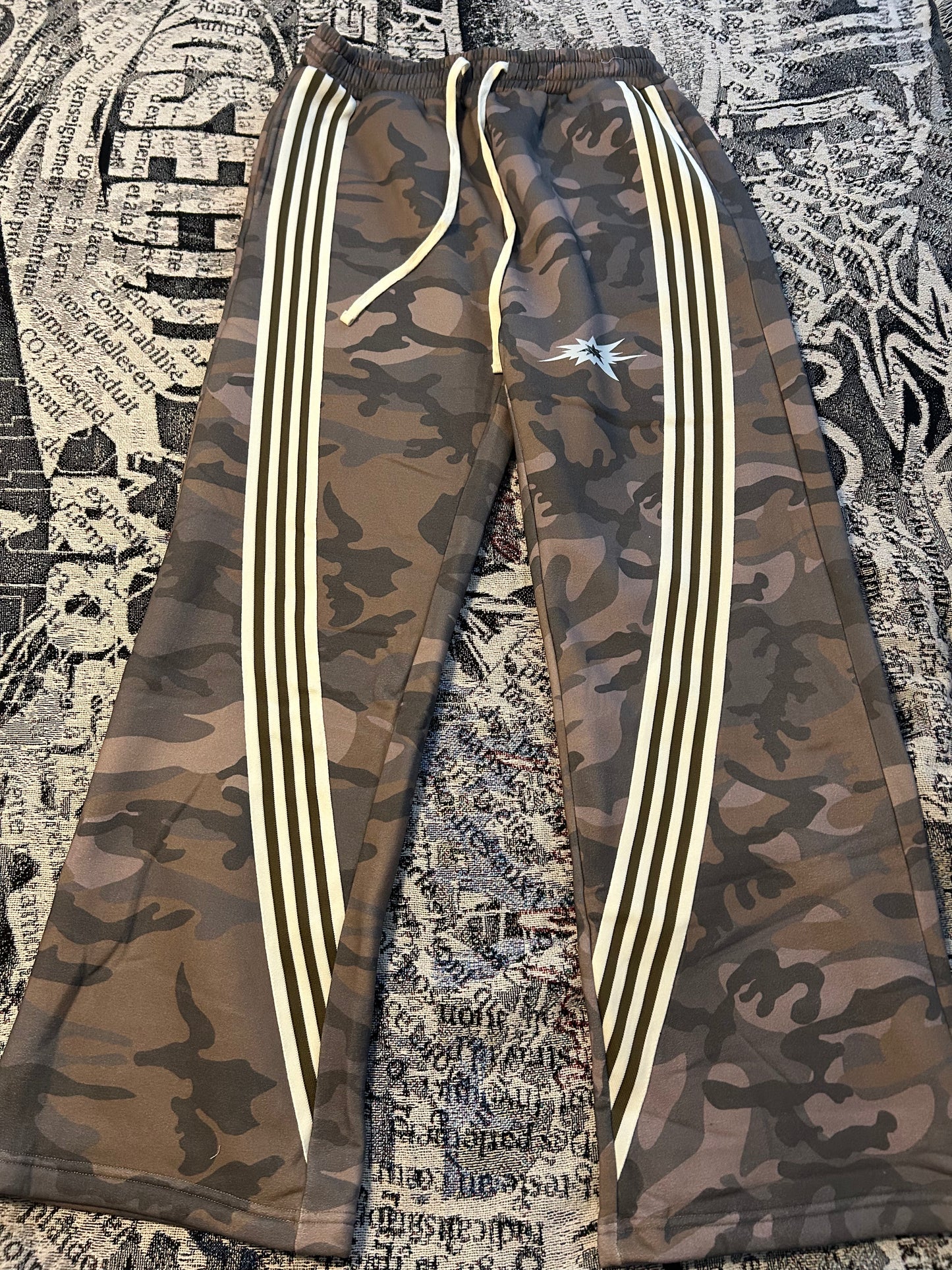 "ROSECLTR STAR STRIPE JOGGERS"