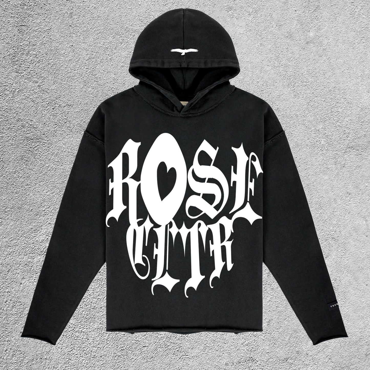 "ROSECLTR CROPPED HOODIE" V2