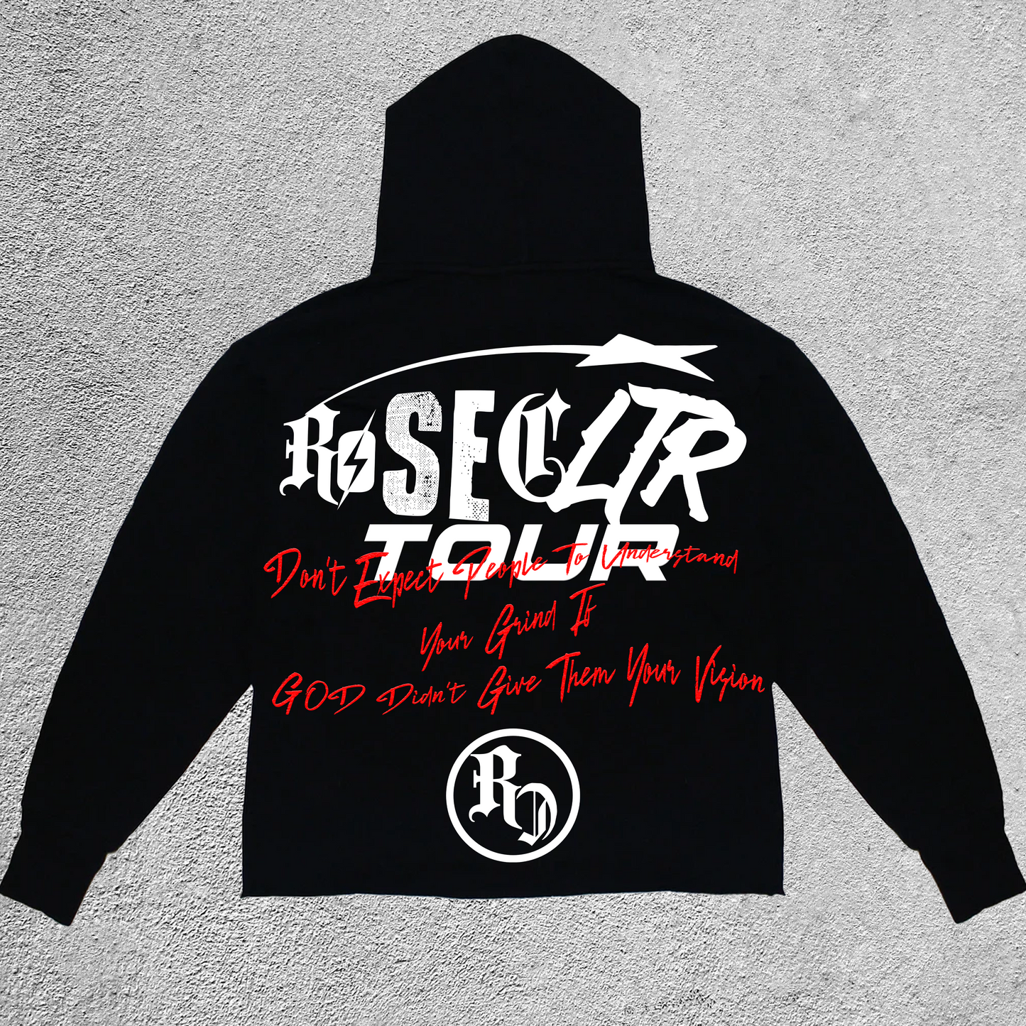 "ROSECLTR CROPPED HOODIE" V2
