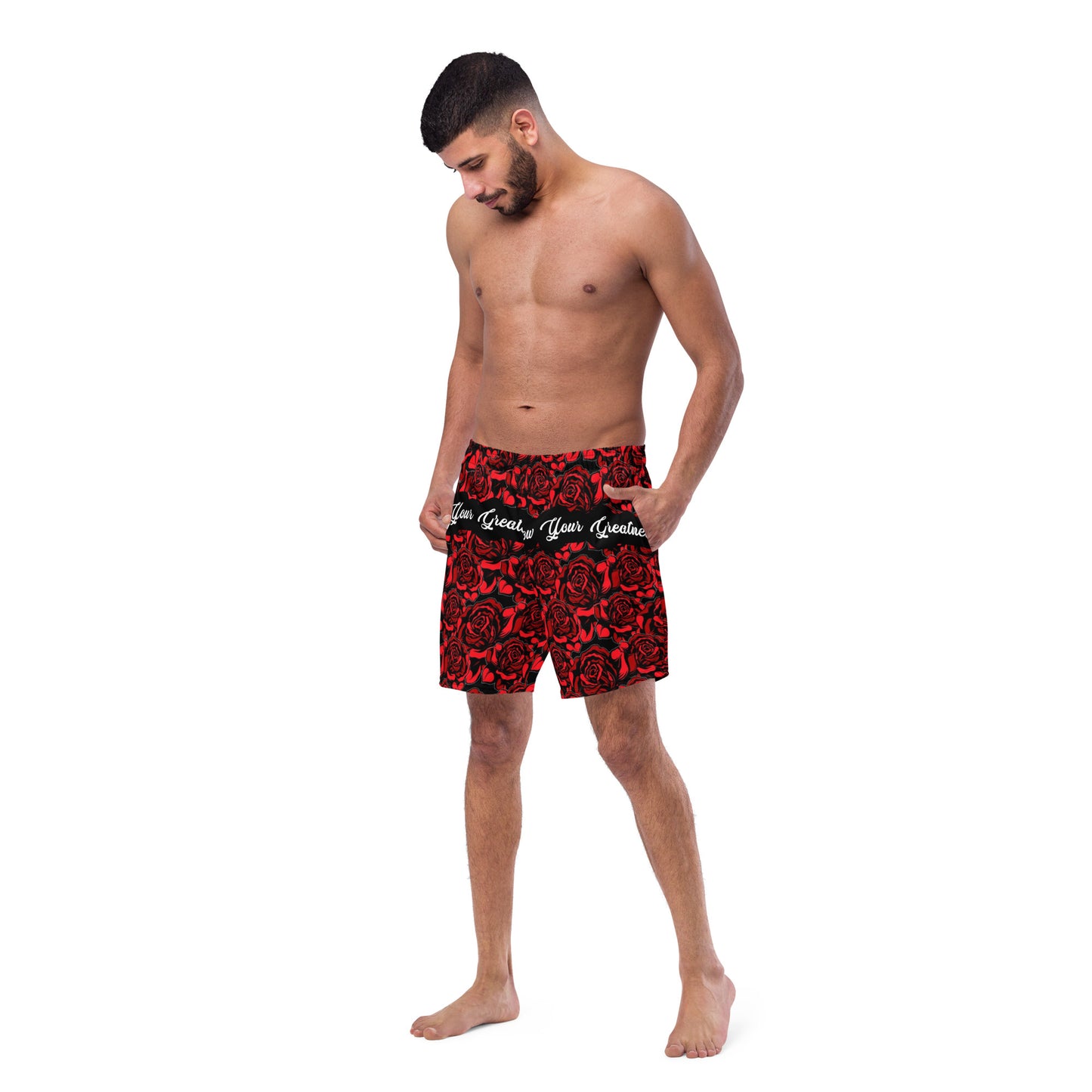 Men's Know Your Greatness swim trunks