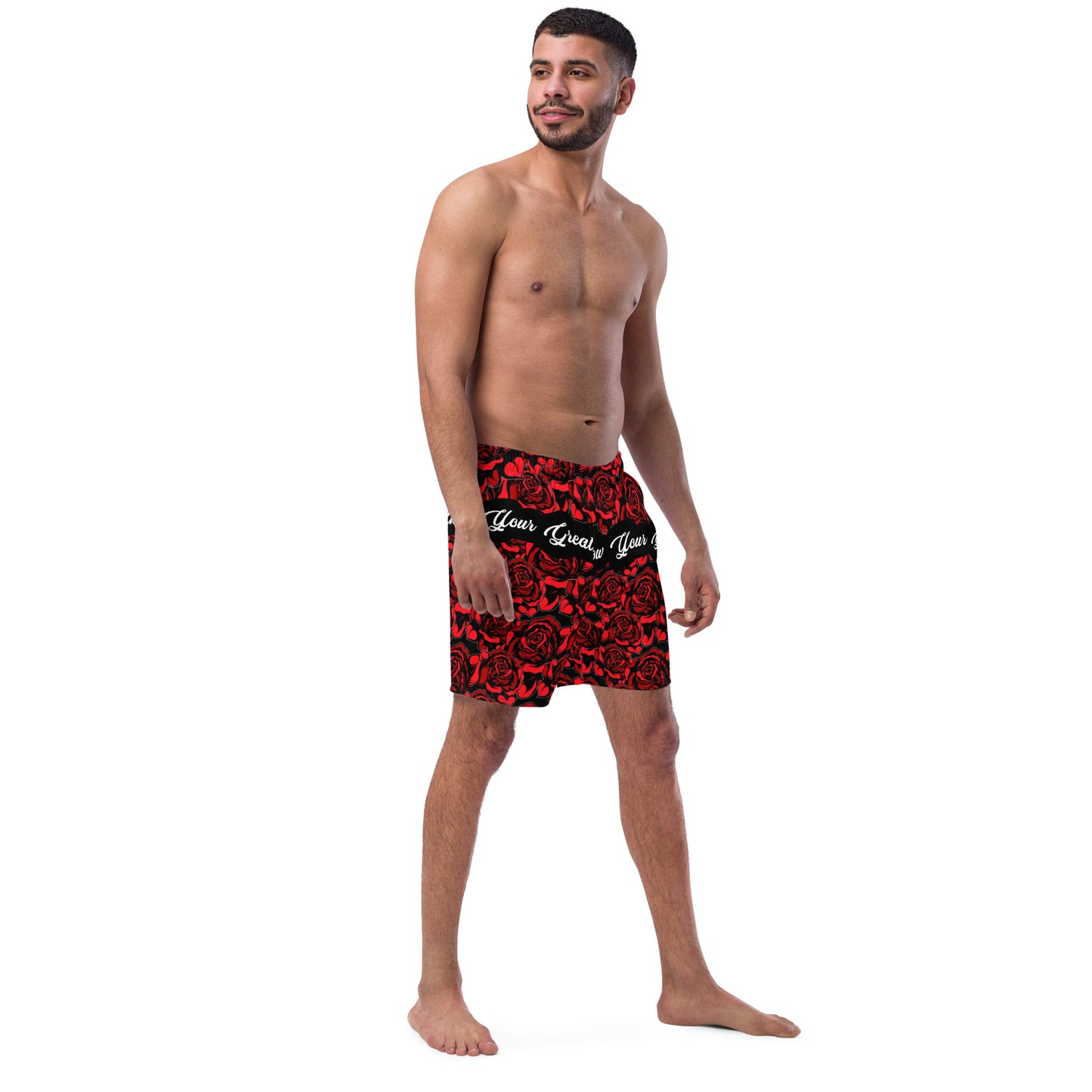Men's Know Your Greatness swim trunks