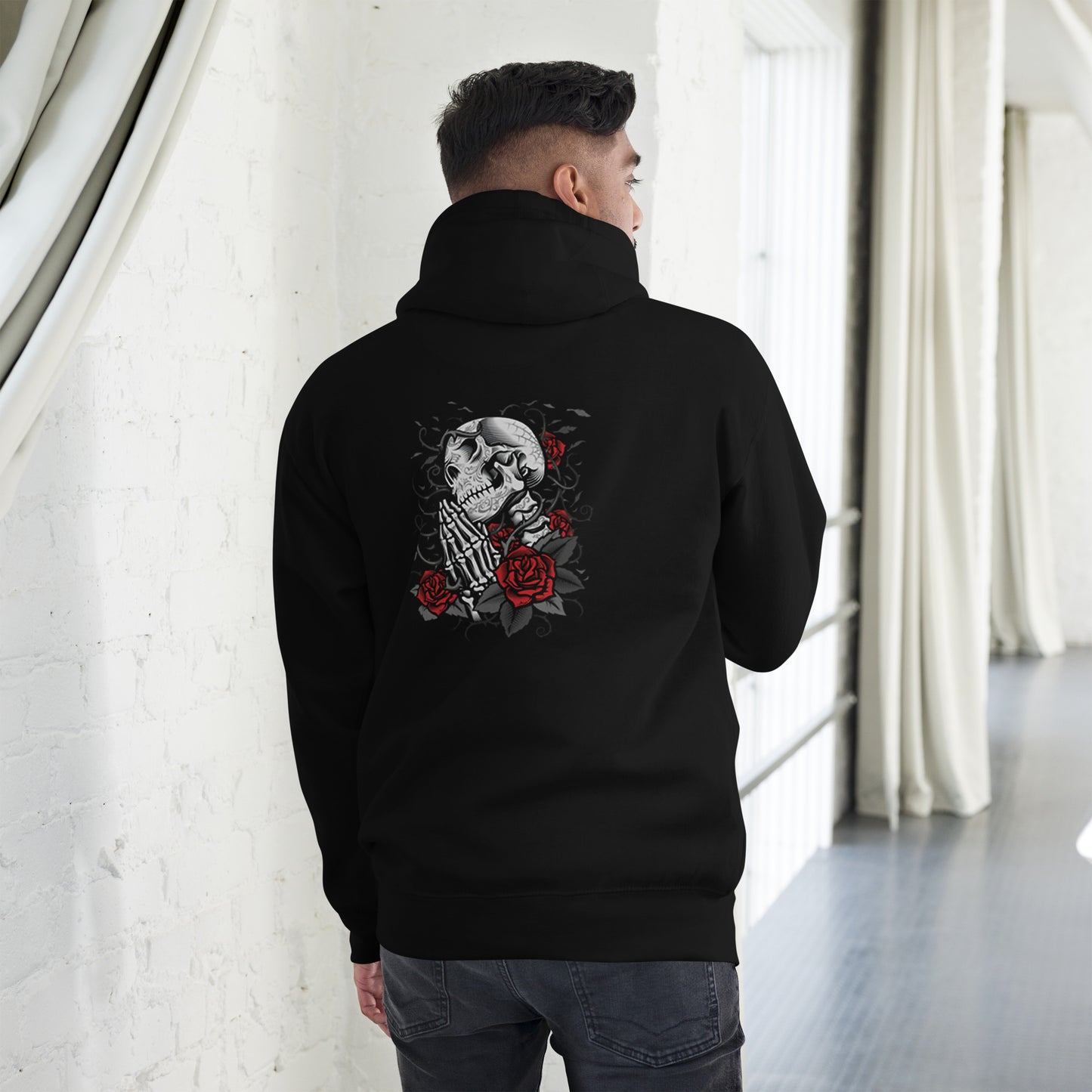 Unisex Rose Hoodie