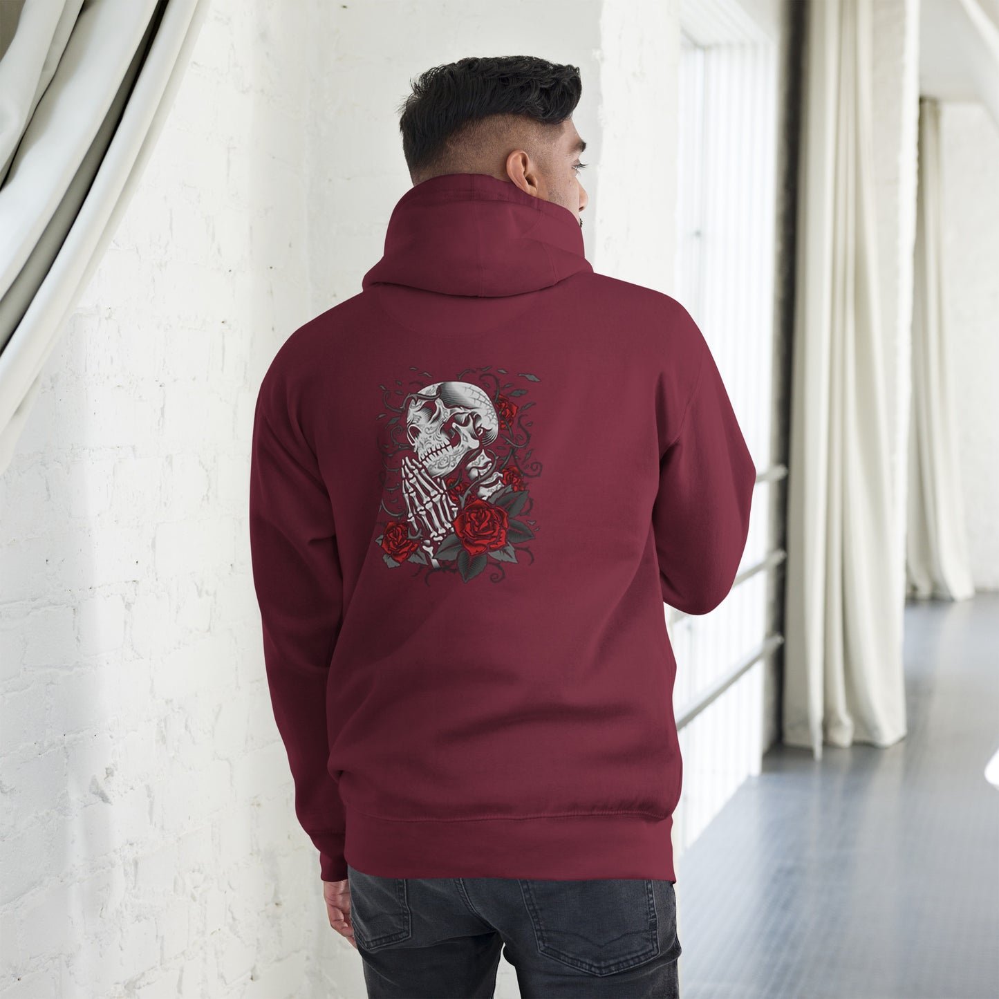 Unisex Rose Hoodie