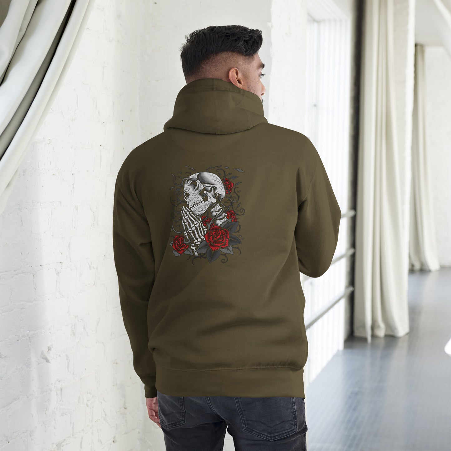 Unisex Rose Hoodie