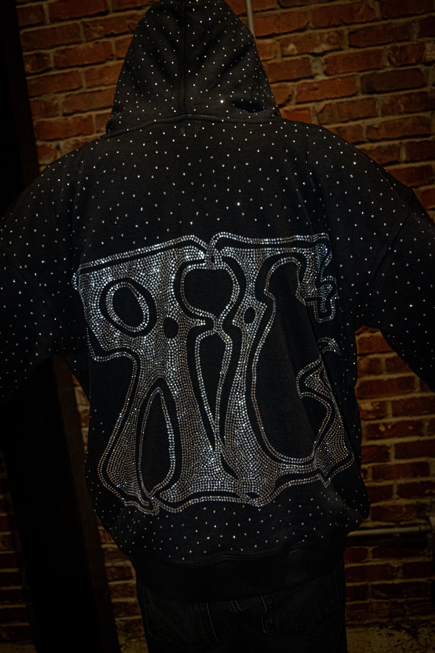 "USA 26 RC" RHINESTONE HOODIE