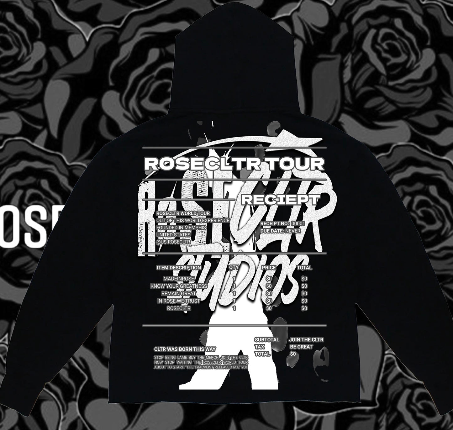 "ROSECLTR Studios Tour" Hoodie