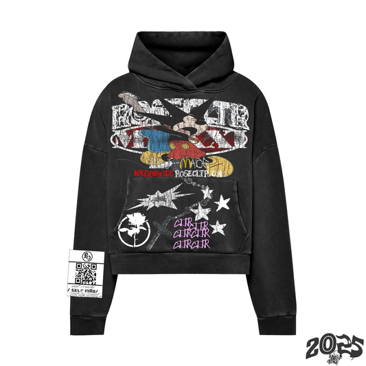 "ROSECLTR MMXXI" GRAPHIC HOODIE