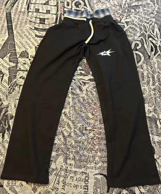 "ROSECLTR" DOUBLE WAISTED STAR SWEATS