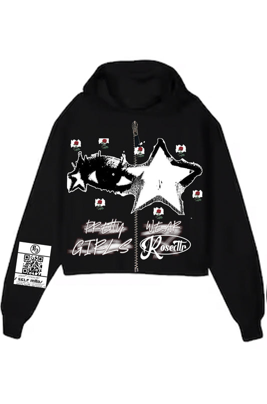 "Pretty Girls Wear RoseCLTR" Jacket