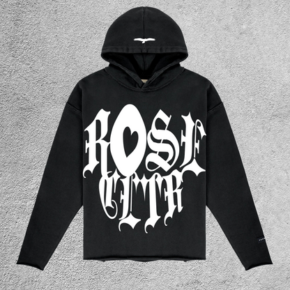 "ROSECLTR CROPPED HOODIE" V2