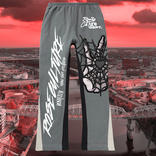 "RoseCultureDept" Stacked Joggers