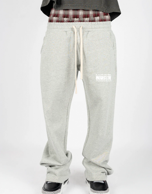 "ROSECLTR" DOUBLE WAISTED SWEATS