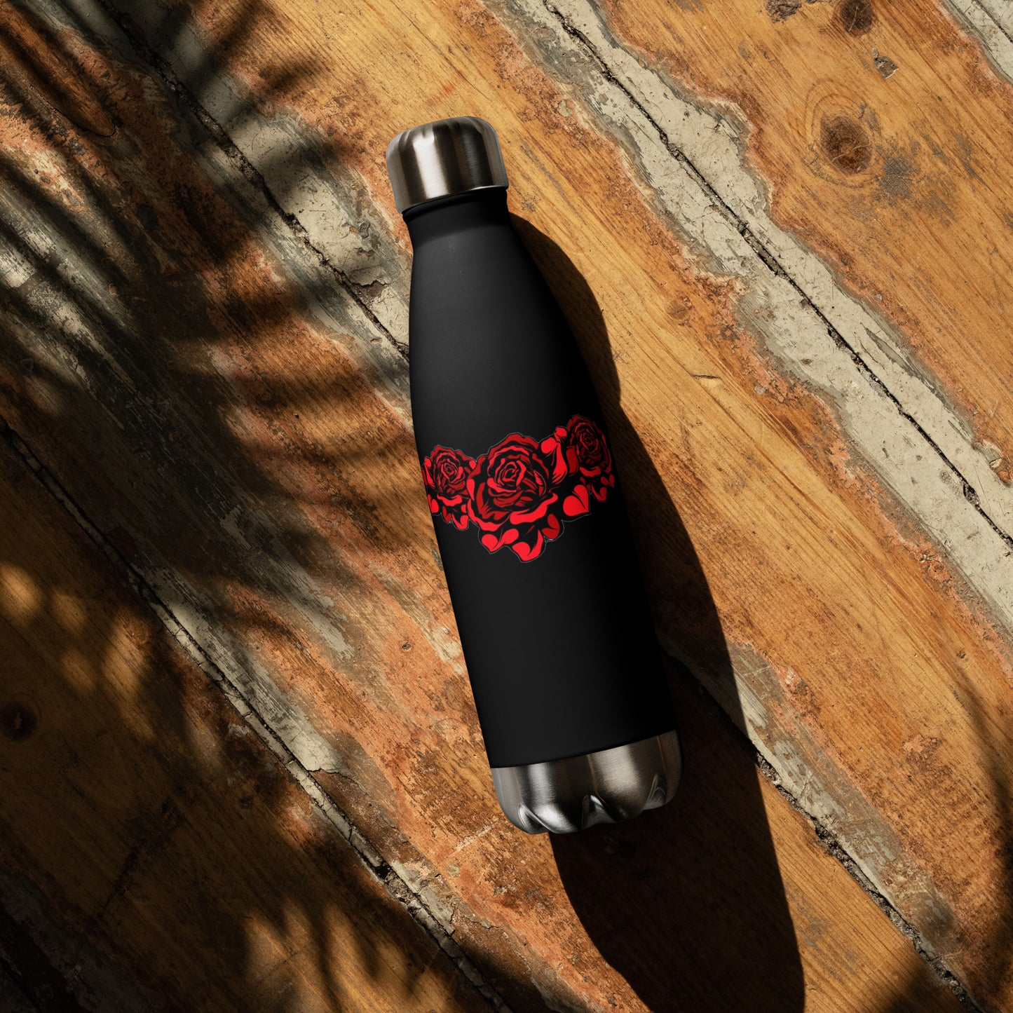 Stainless Steel 3Roses Water Bottle