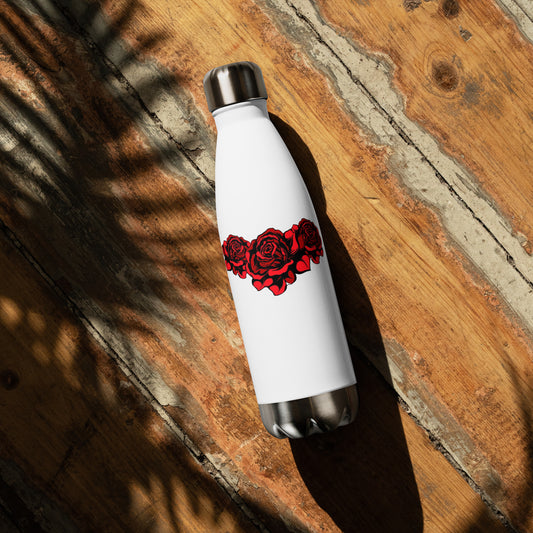 Stainless Steel 3Roses Water Bottle